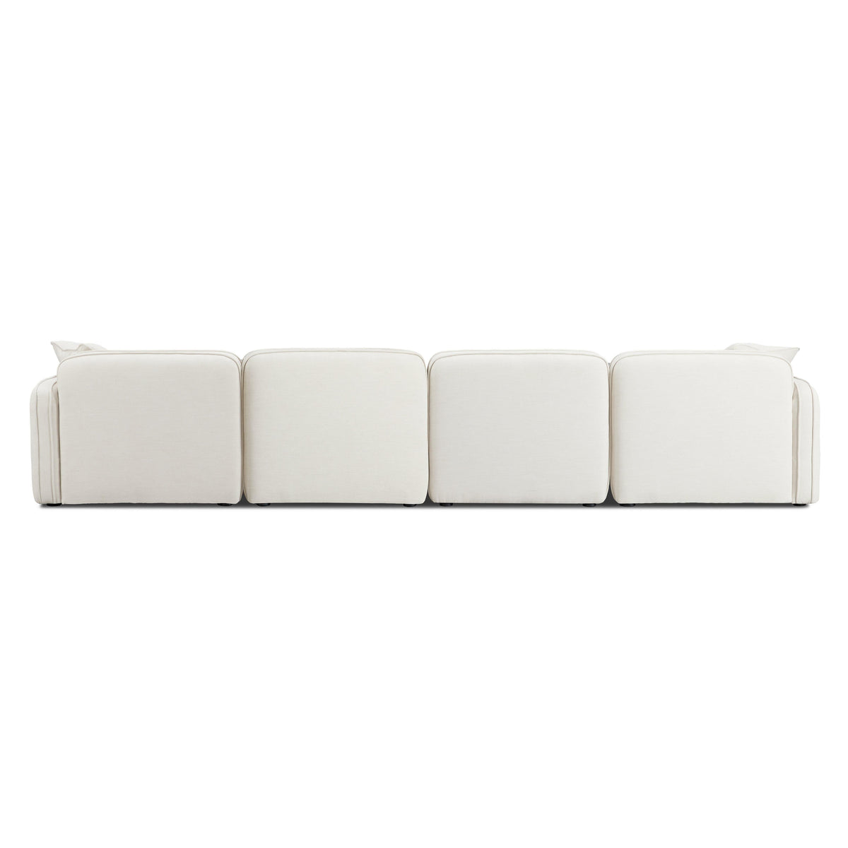 TOV Furniture Travie Sand Upcycled Performance Linen 6-Piece Modular U-Sectional Sofa