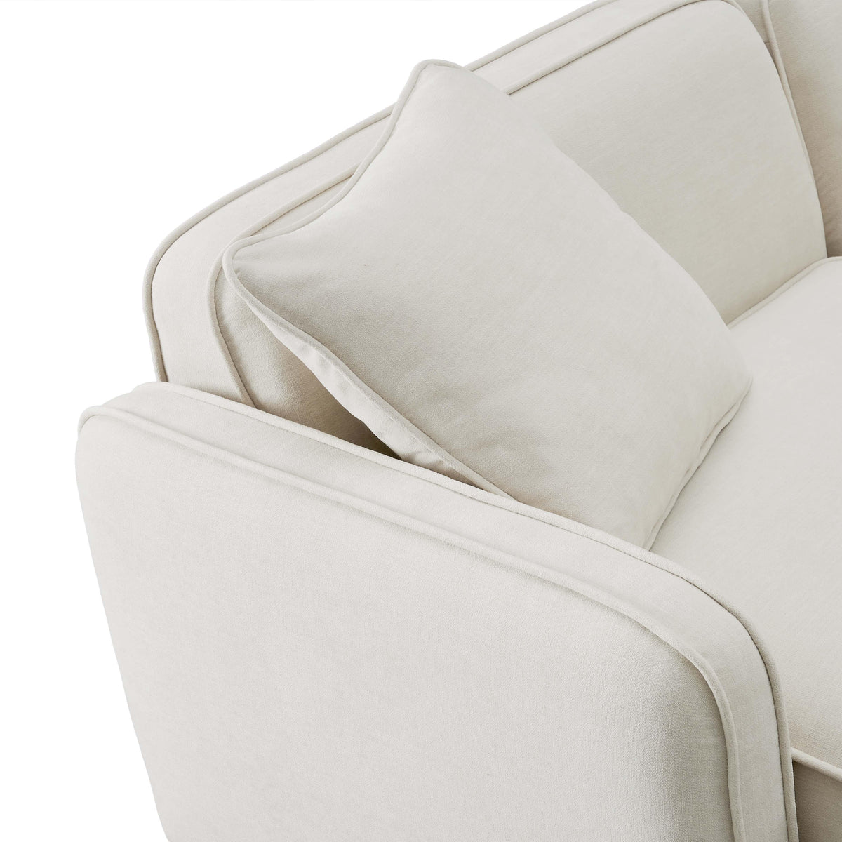 TOV Furniture Travie Sand Upcycled Performance Linen Modular Sofa