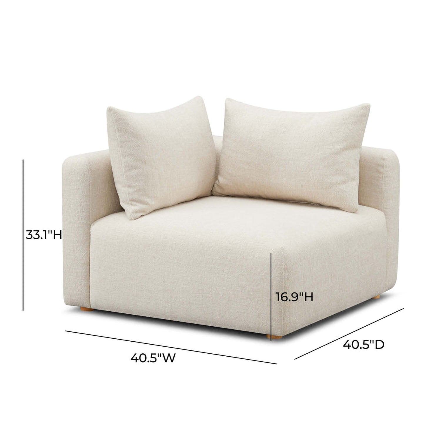 TOV Furniture Hangover Modular Corner Chair