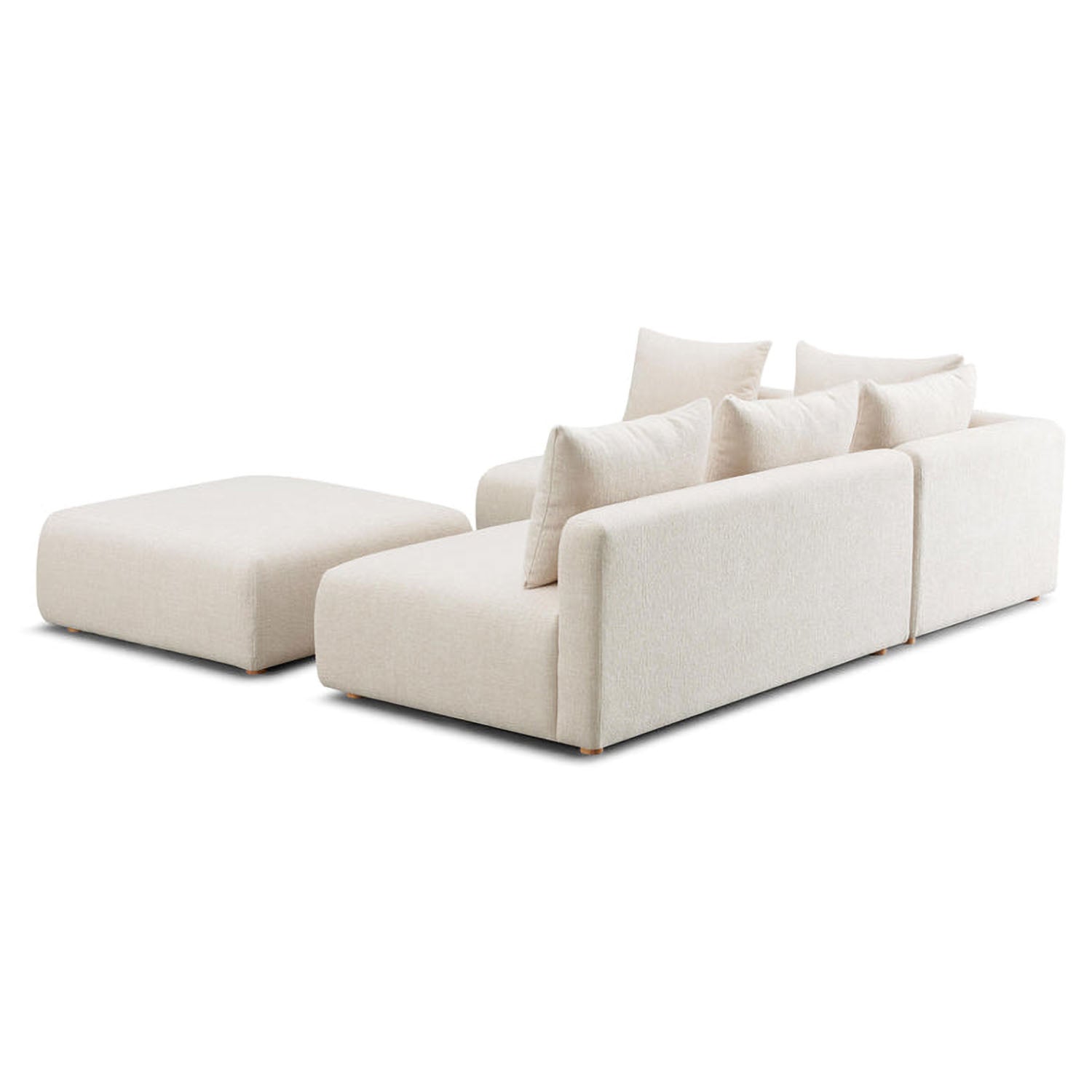 TOV Furniture Hangover 4-Piece Modular Chaise Sectional Sofa