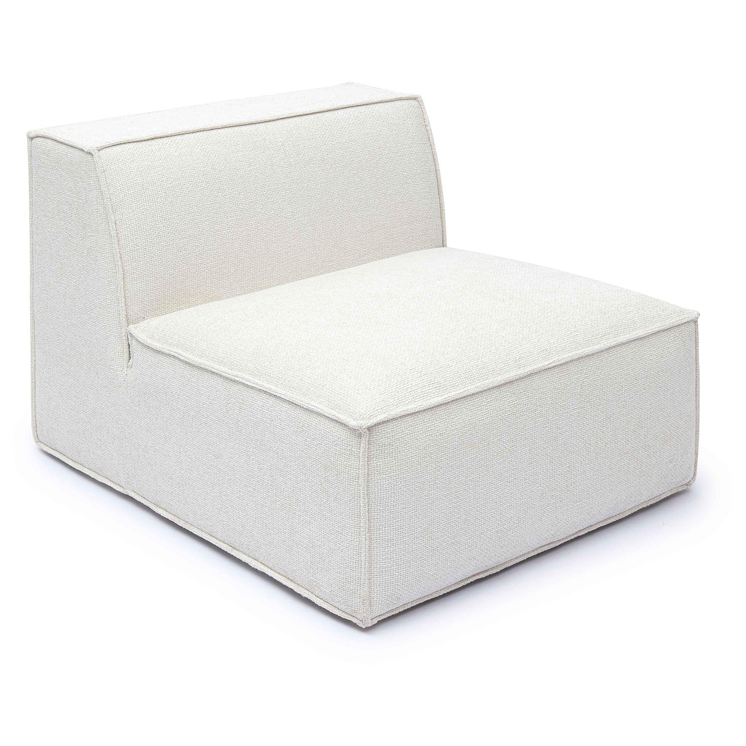 TOV Furniture Mindy Chenille Basketweave Armless Chair