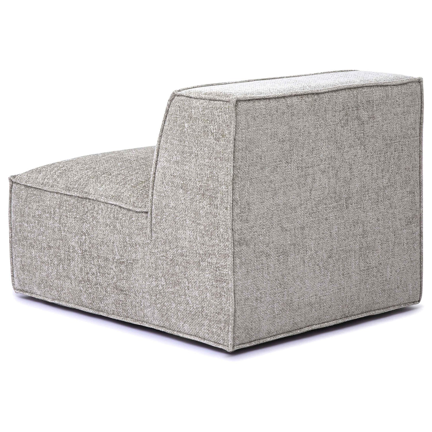 TOV Furniture Mindy Chenille Basketweave Armless Chair