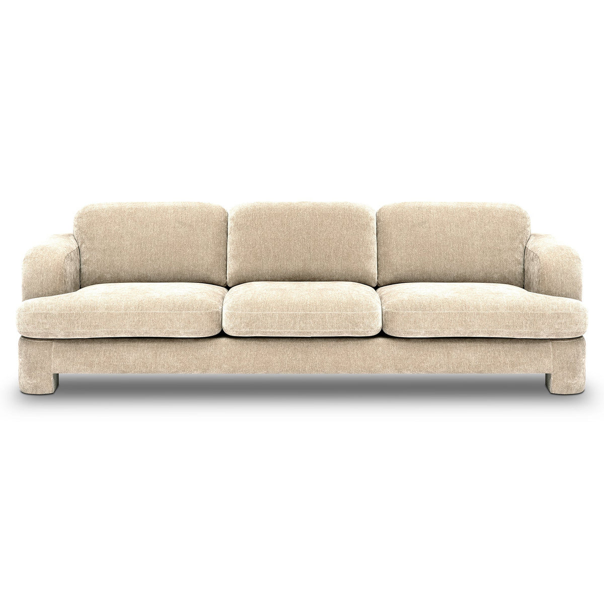 TOV Furniture Halsey Tan Textured Sofa