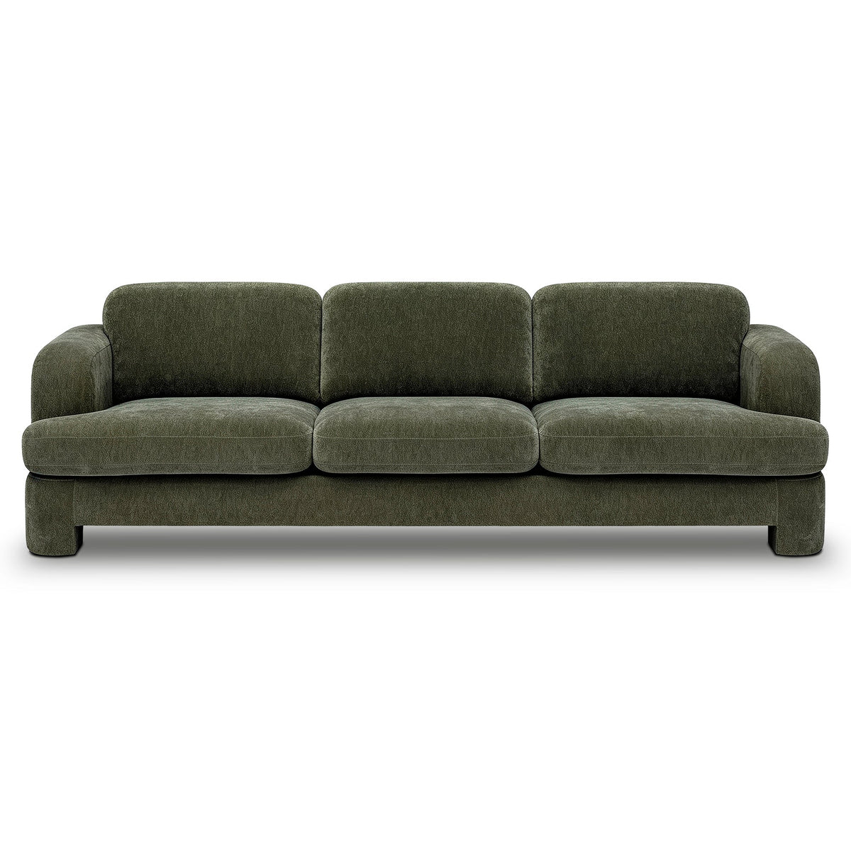 TOV Furniture Halsey Green Textured Sofa