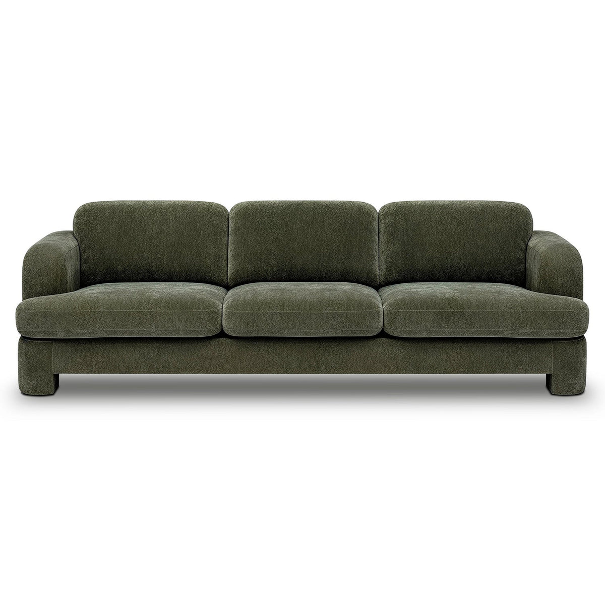 TOV Furniture Halsey Green Textured Sofa