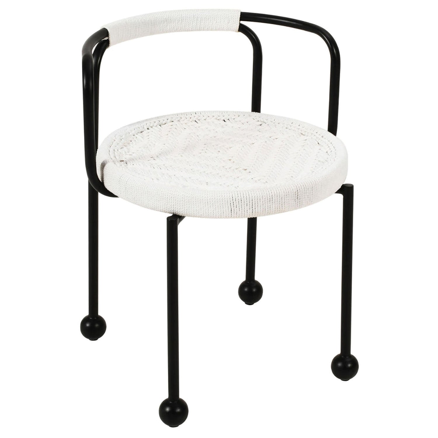 TOV Furniture Pansy Cream Outdoor Dining Chair