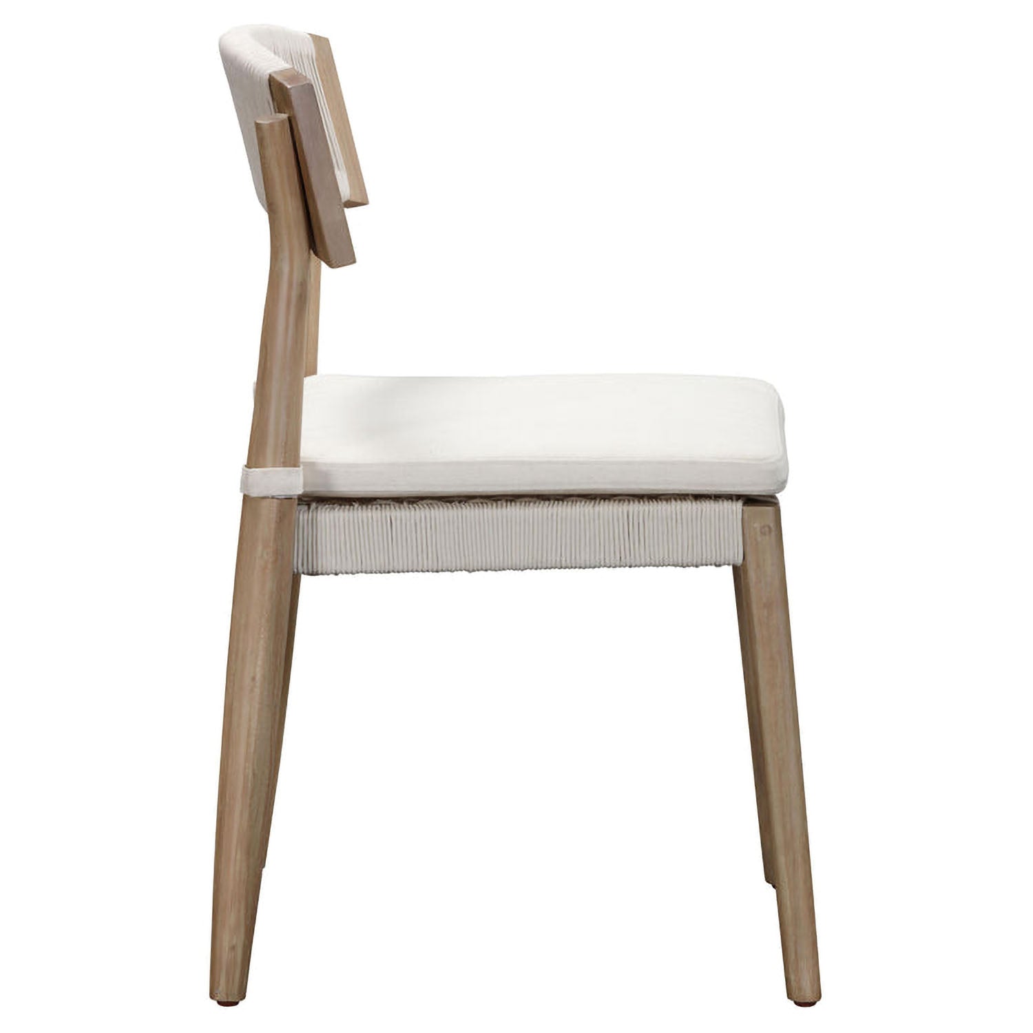 TOV Furniture Gata Cream Outdoor Dining Chair Set of 2