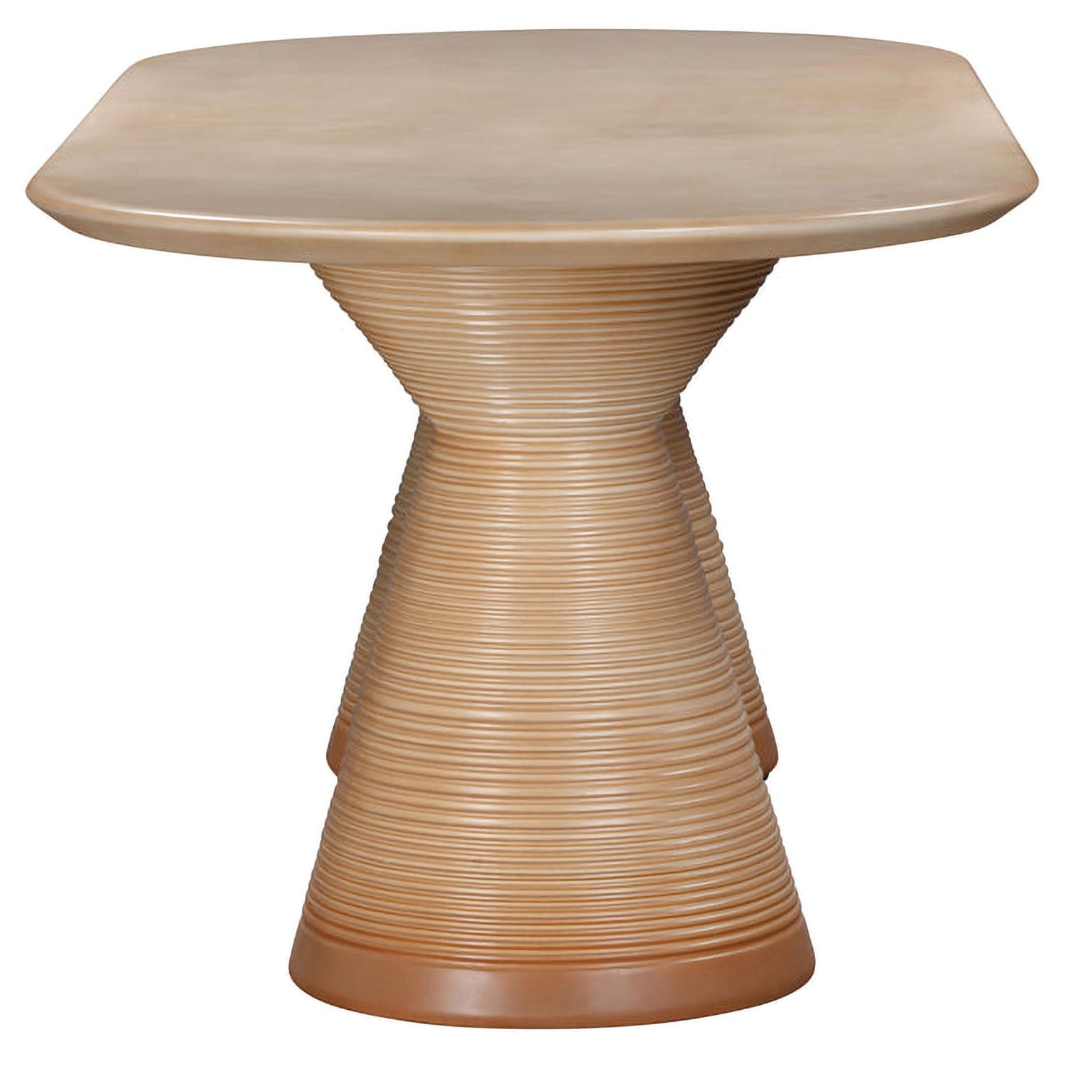 TOV Furniture Fassa Terracotta Indoor/Outdoor Oval Dining Table