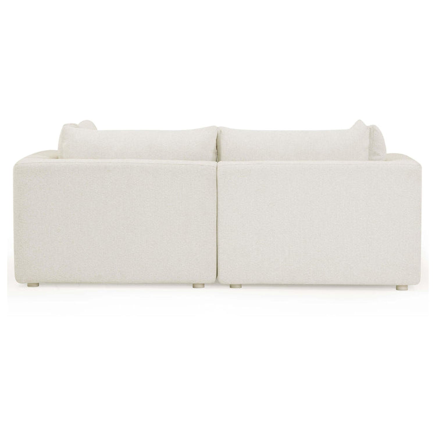 TOV Furniture Hangover Cream Outdoor Modular Loveseat
