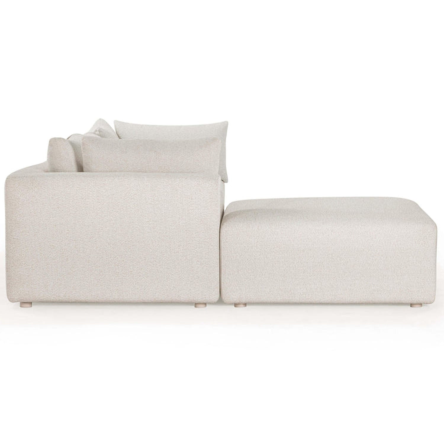 TOV Furniture Hangover Cream Outdoor Modular Sectional Sofa