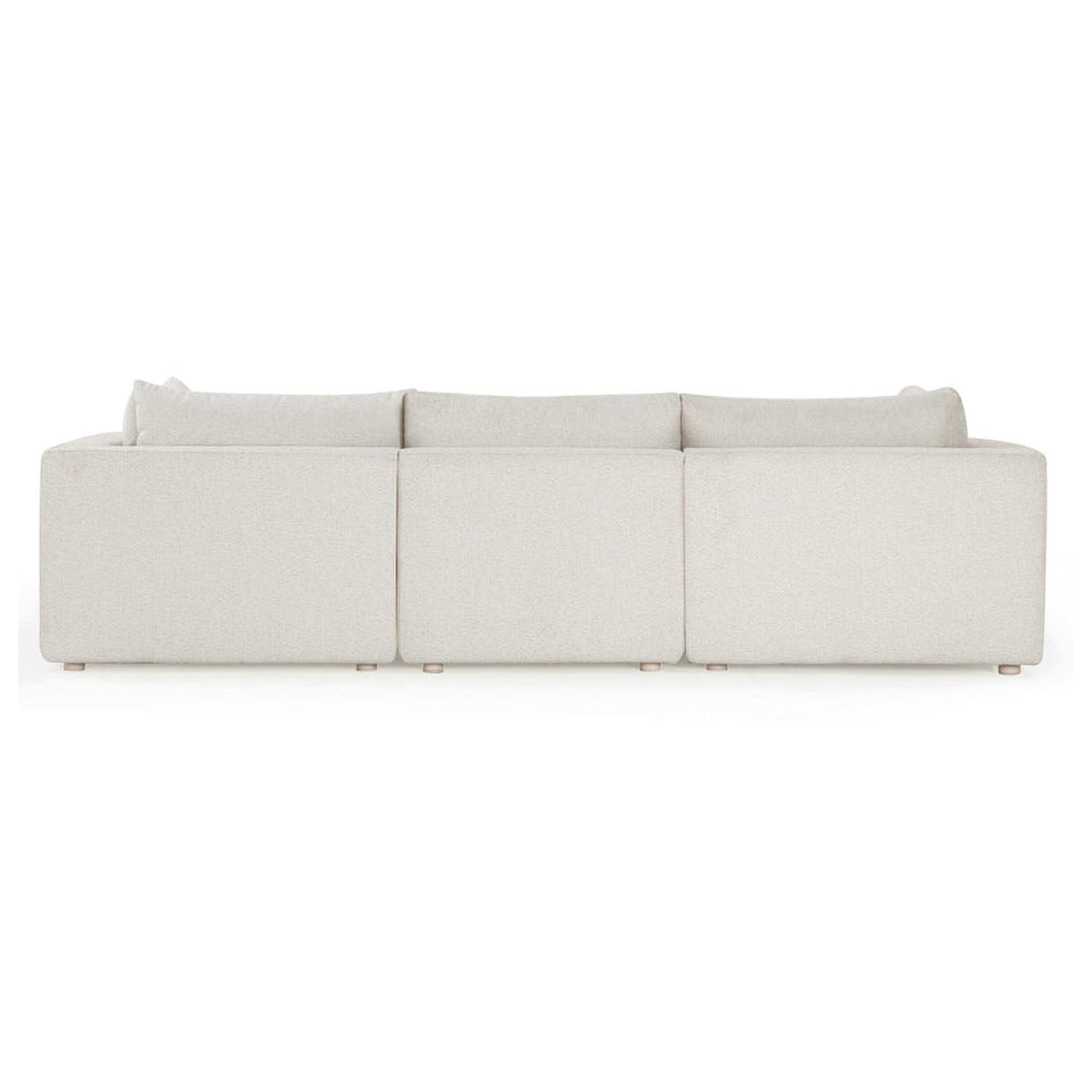 TOV Furniture Hangover Cream Outdoor Modular Sectional Sofa