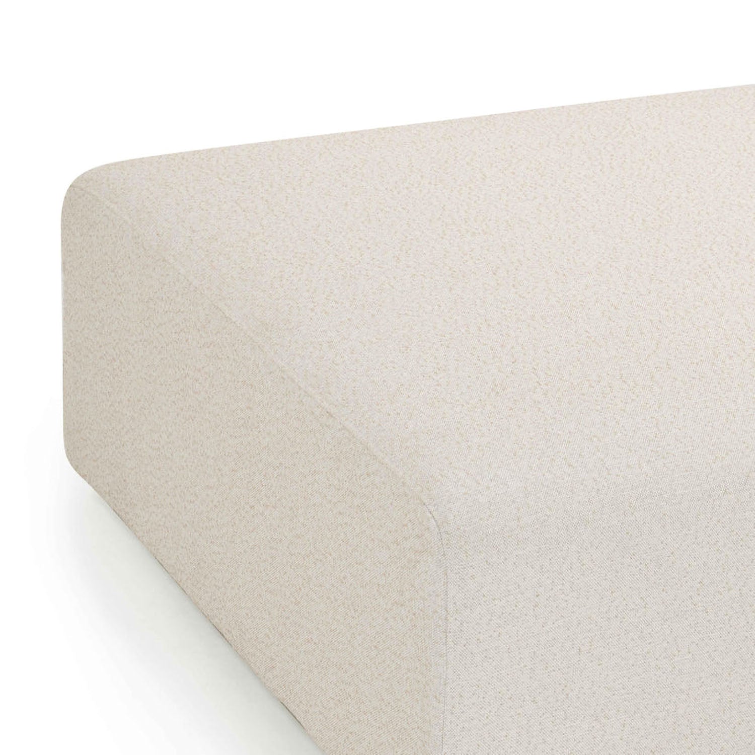 TOV Furniture Hangover Cream Outdoor Ottoman