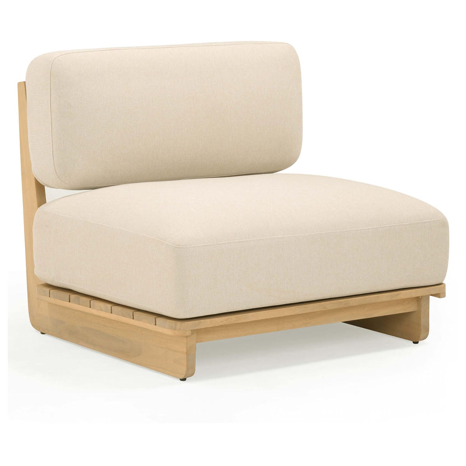 TOV Furniture Reavan Cream Outdoor Lounge Chair