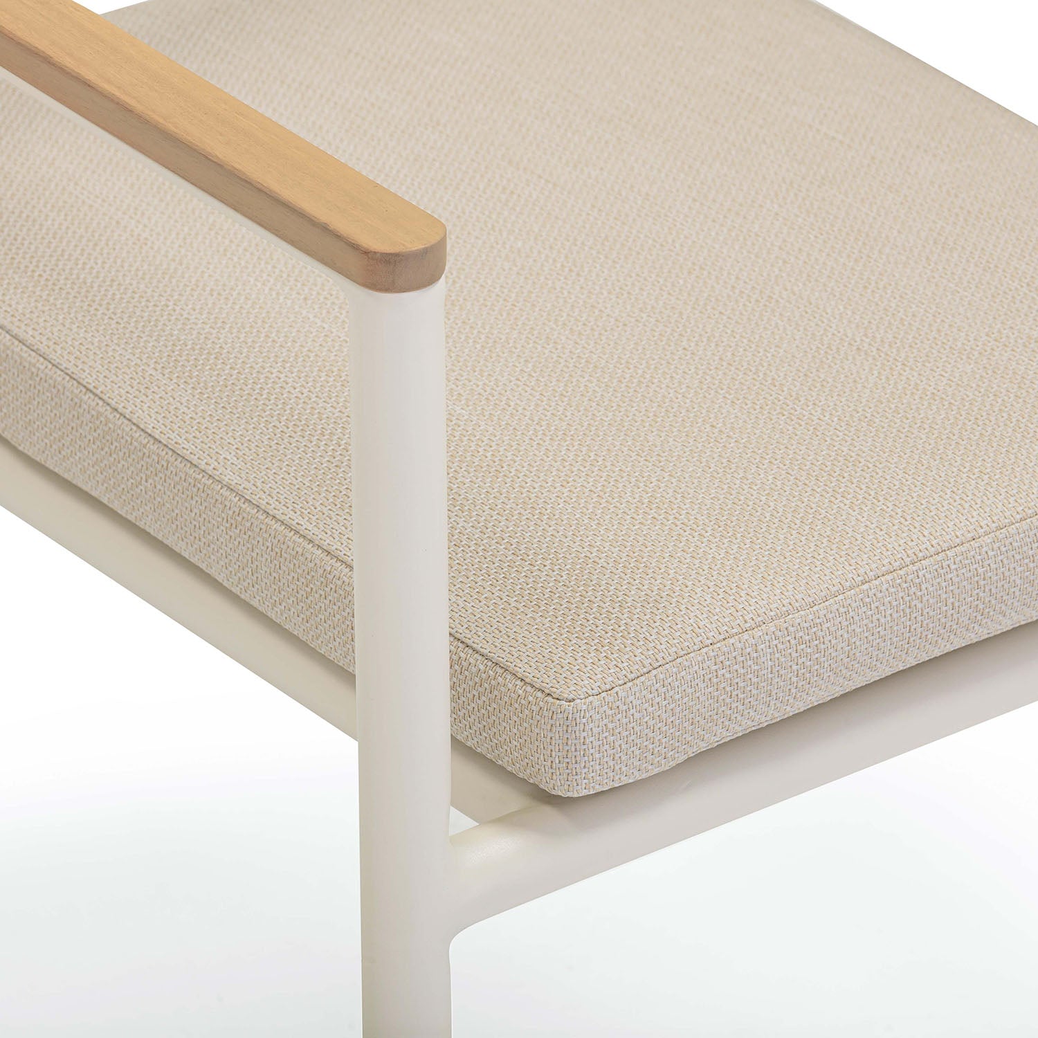 TOV Furniture Sardinia Cream Outdoor Dining Chair Set of 2