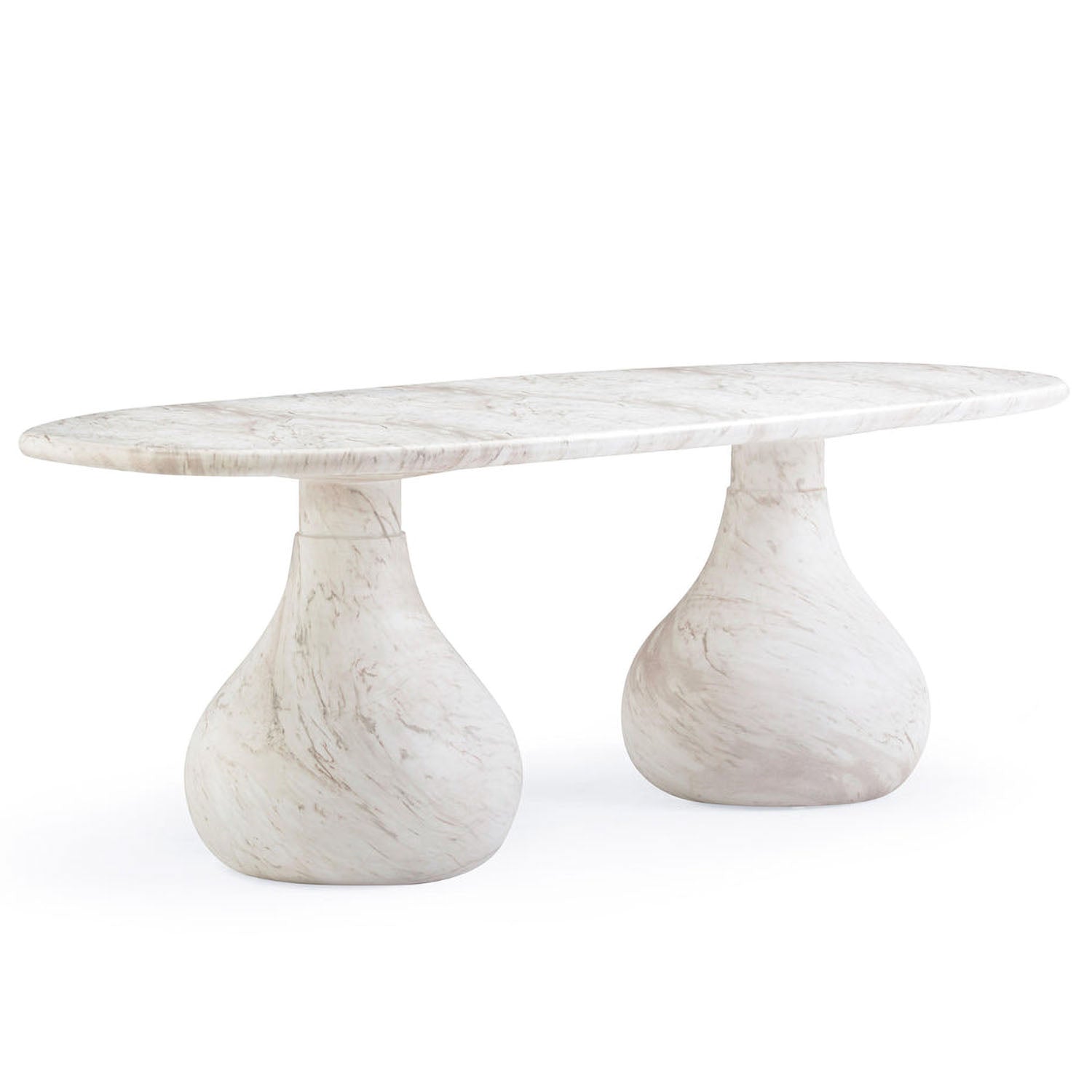 TOV Furniture Smooch Indoor/Outdoor Oval Dining Table