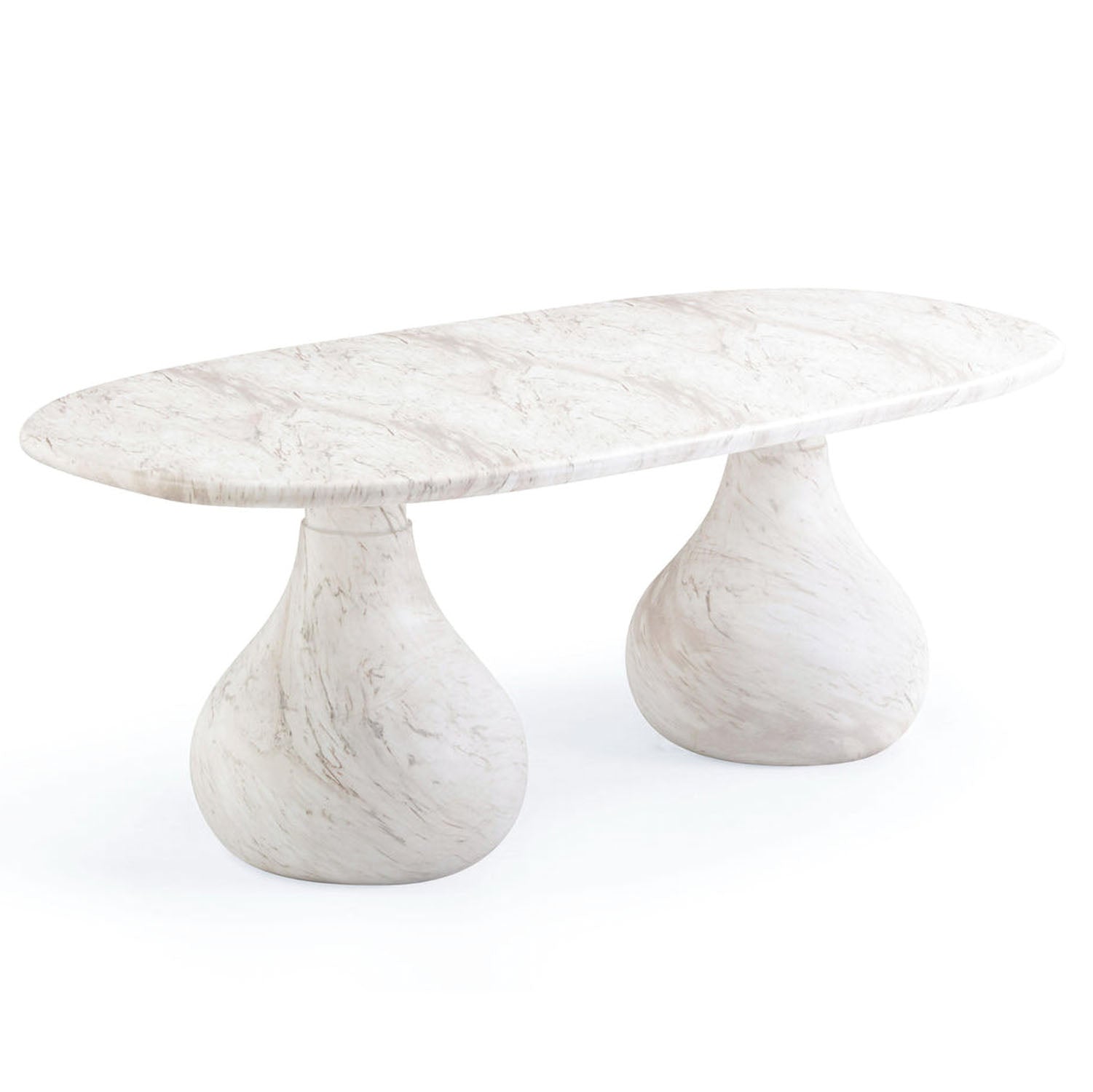 TOV Furniture Smooch Indoor/Outdoor Oval Dining Table