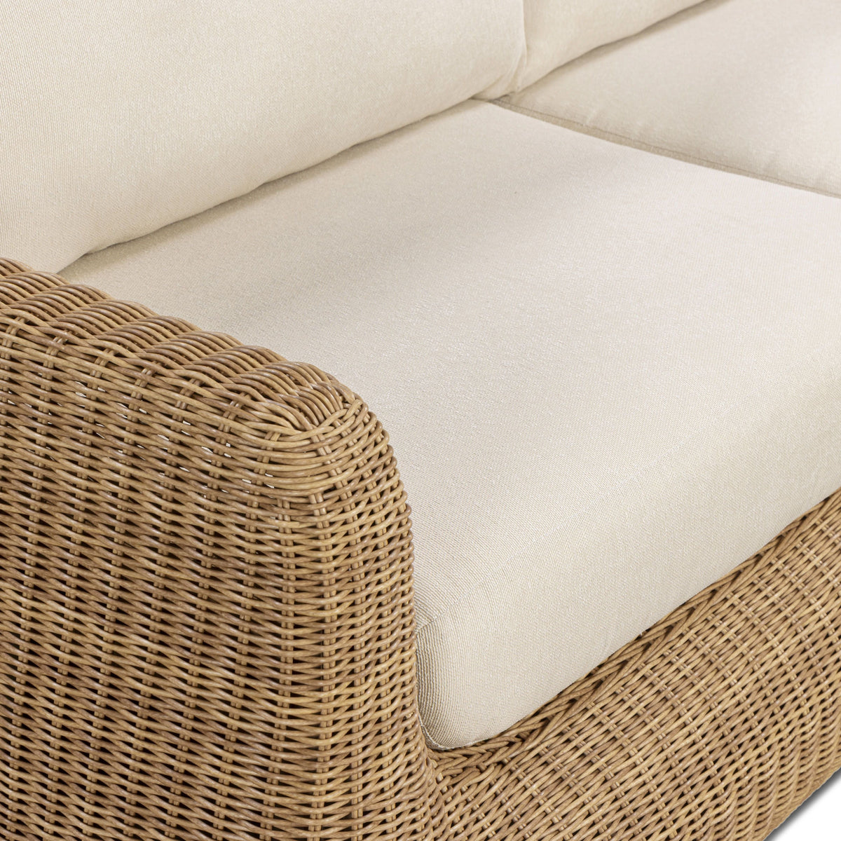 TOV Furniture Dana Cream Outdoor Sofa