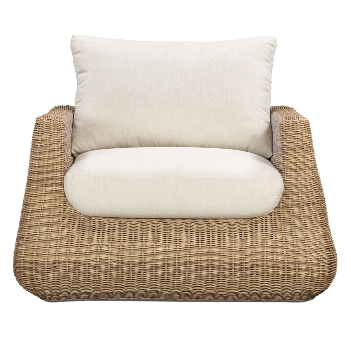 TOV Furniture Dana Cream Outdoor Accent Chair
