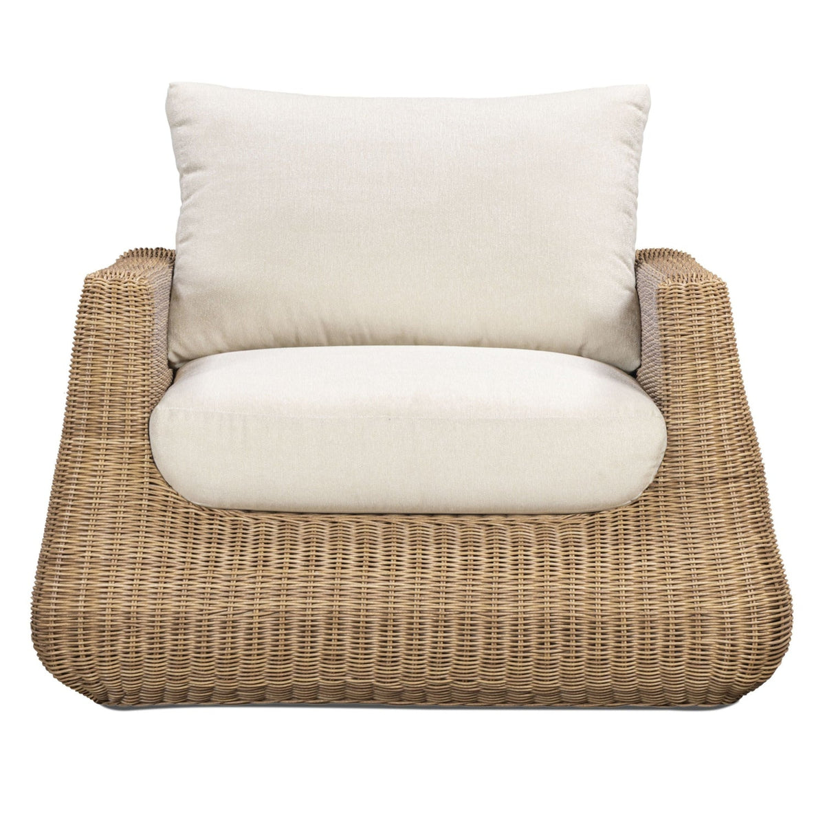 TOV Furniture Dana Cream Outdoor Accent Chair