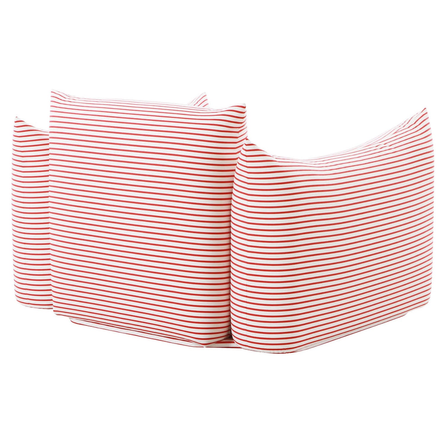 TOV Furniture Saint Tropez Striped Stuffed Outdoor Armchair