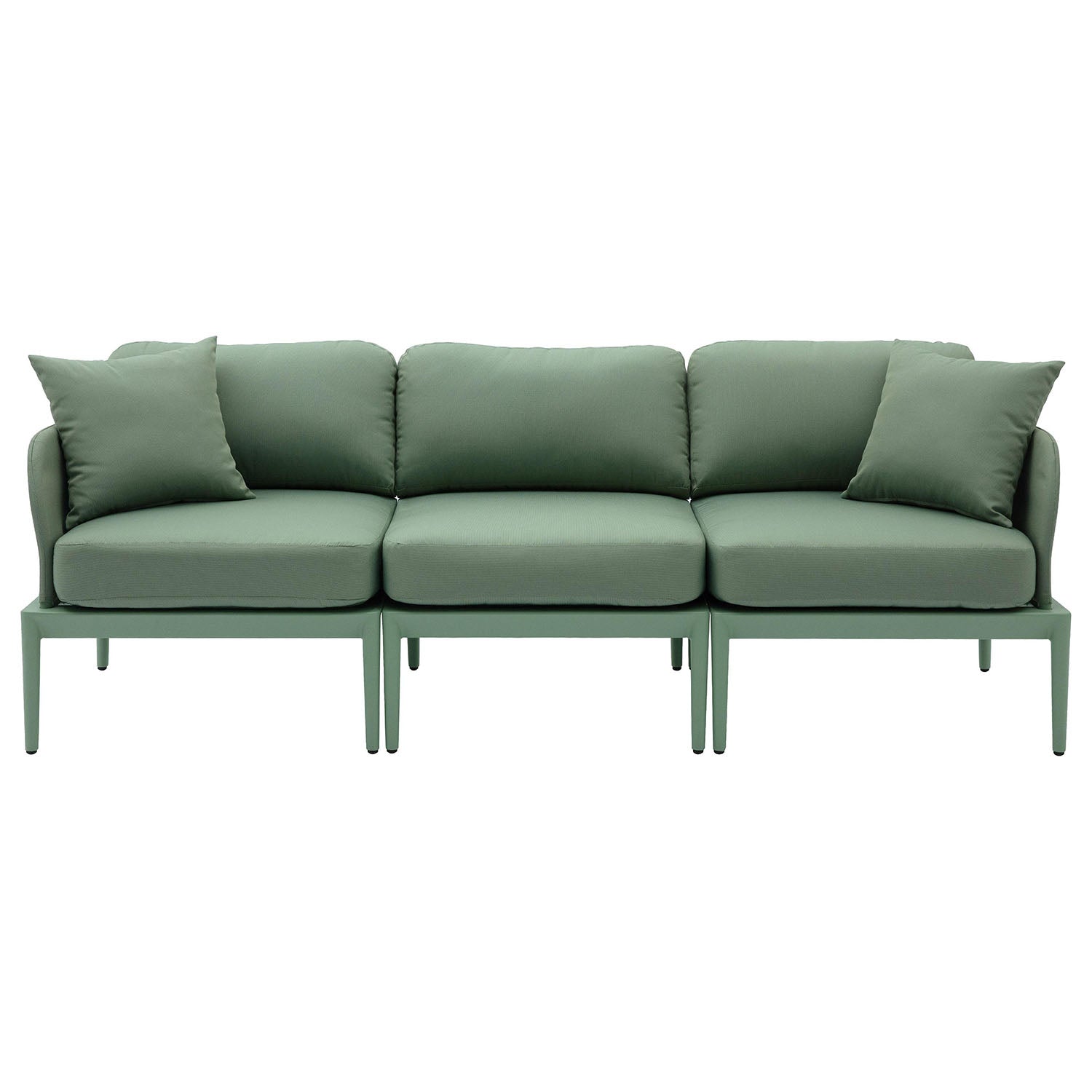 TOV Furniture Kapri Moss Green Modular Outdoor Sofa