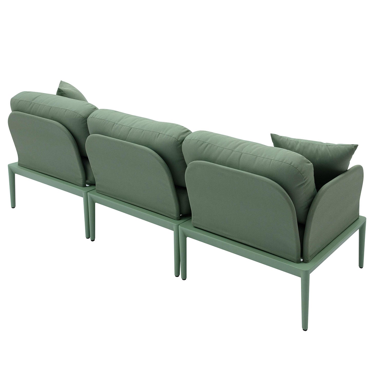TOV Furniture Kapri Moss Green Modular Outdoor Sofa