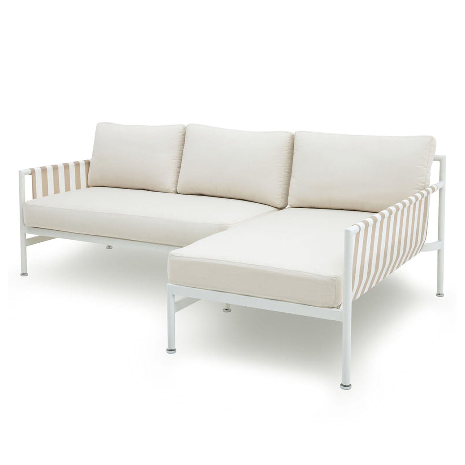 TOV Furniture Dunes Cream Outdoor Sectional Sofa