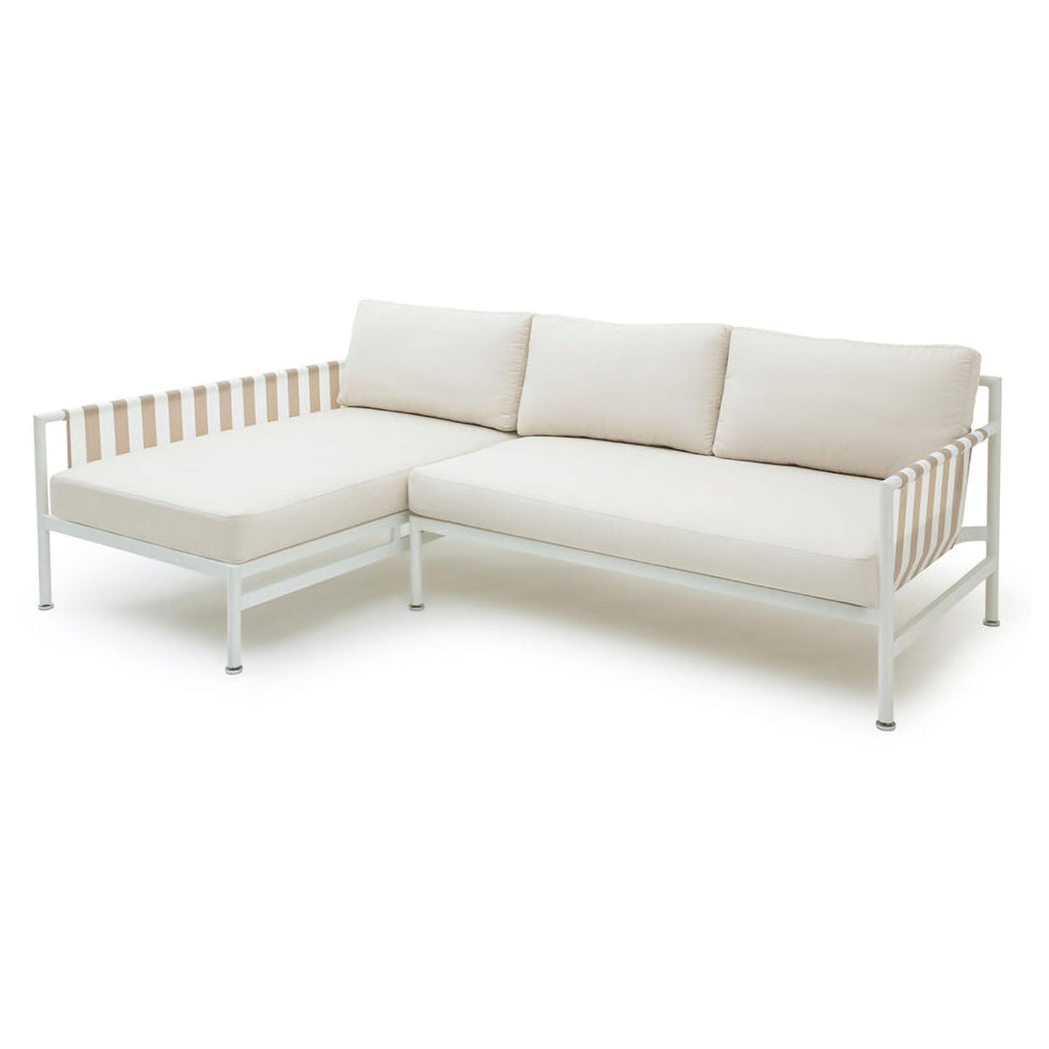 TOV Furniture Dunes Cream Outdoor Sectional Sofa