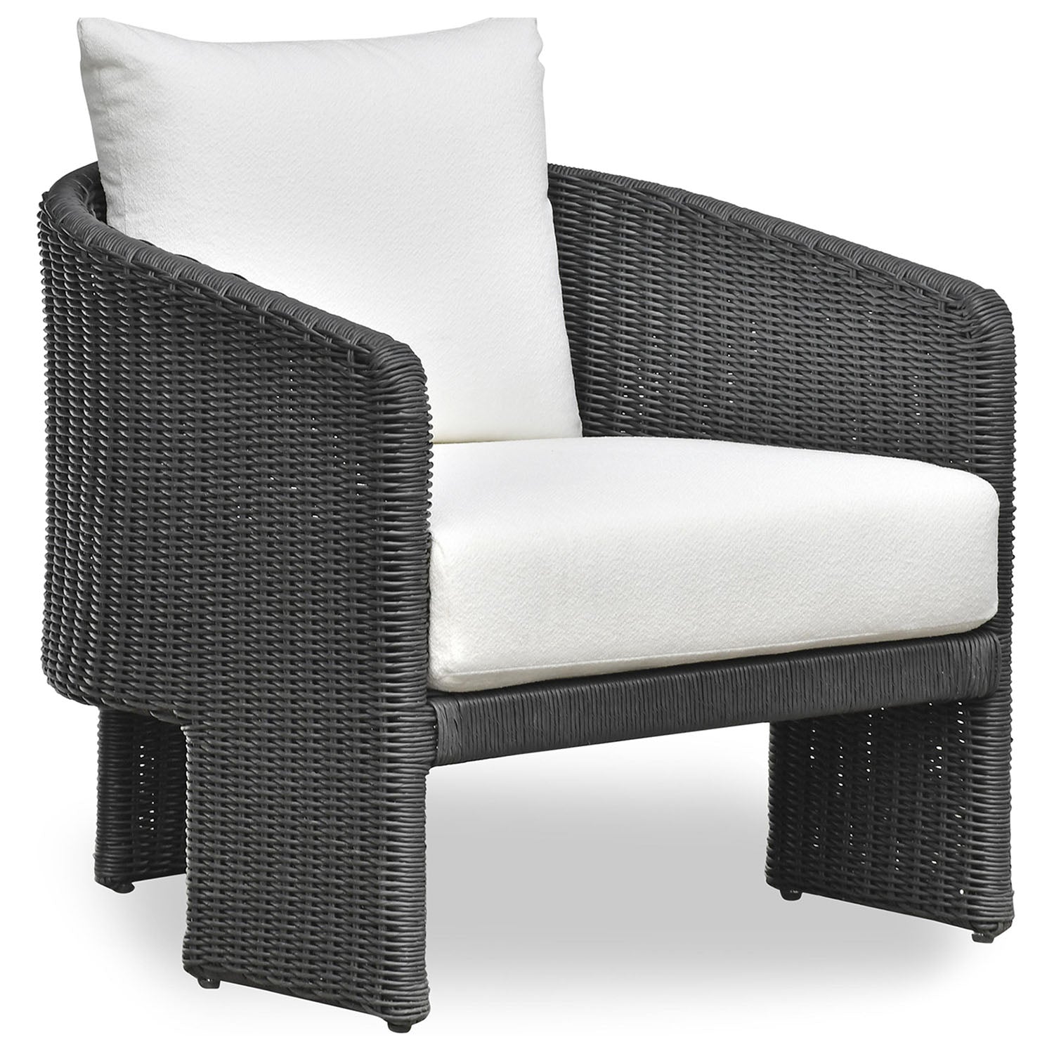 TOV Furniture Alexa Black Rattan Performance Outdoor Armchair
