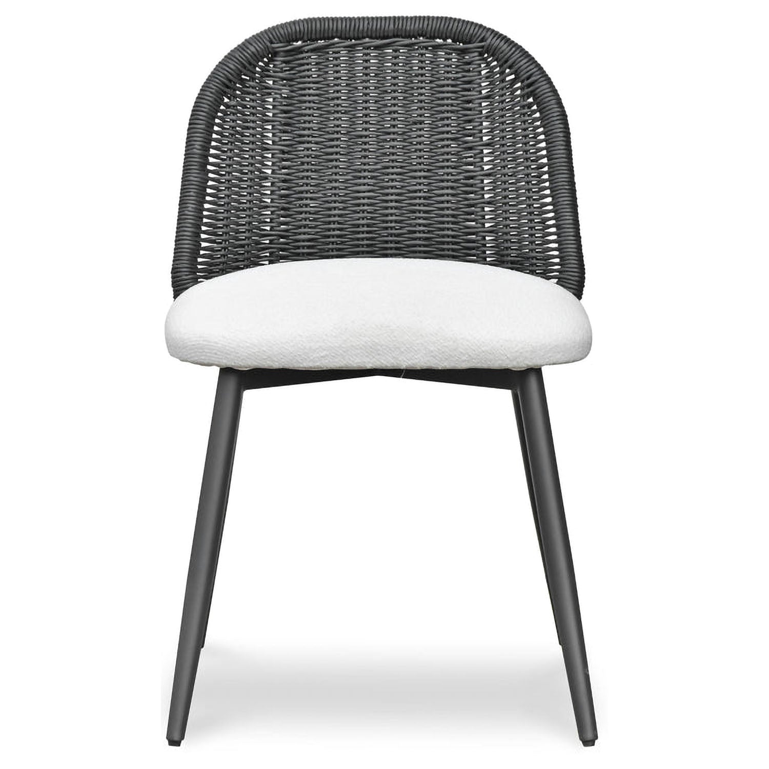 TOV Furniture Alexa Black Rattan Performance Dining Chair