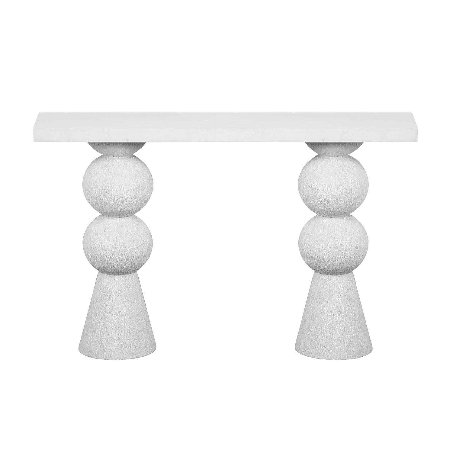 TOV Furniture Lupita White Console Table