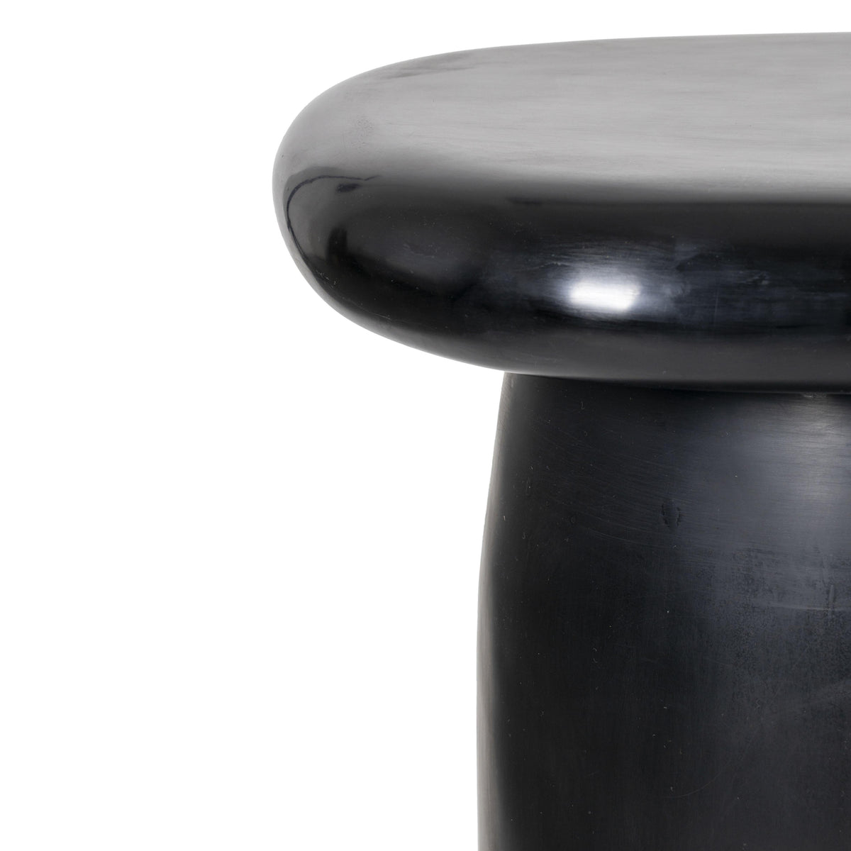TOV Furniture Rahul Black Textured Console Table