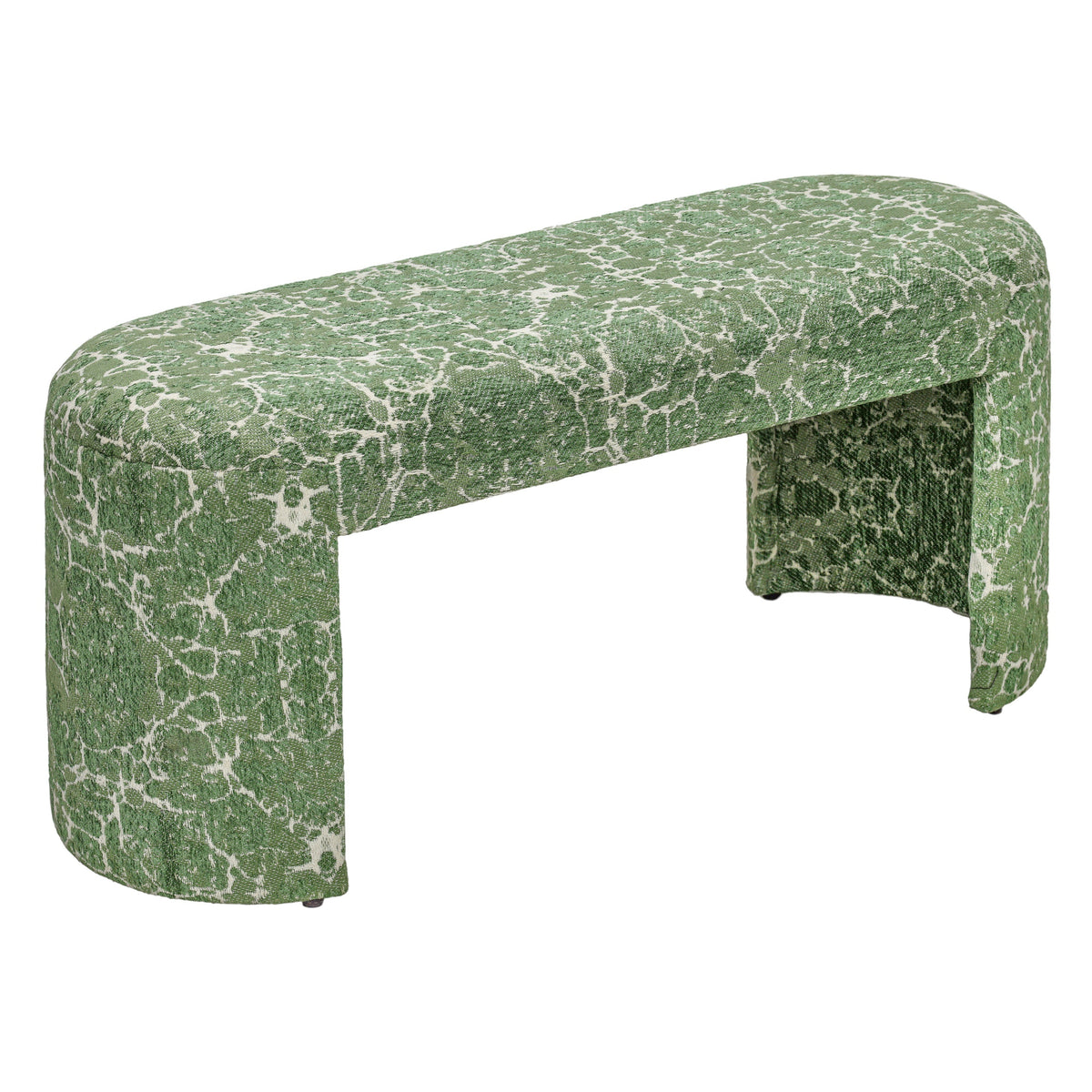 TOV Furniture Greenspace 39" Rounded Upholstered Bench