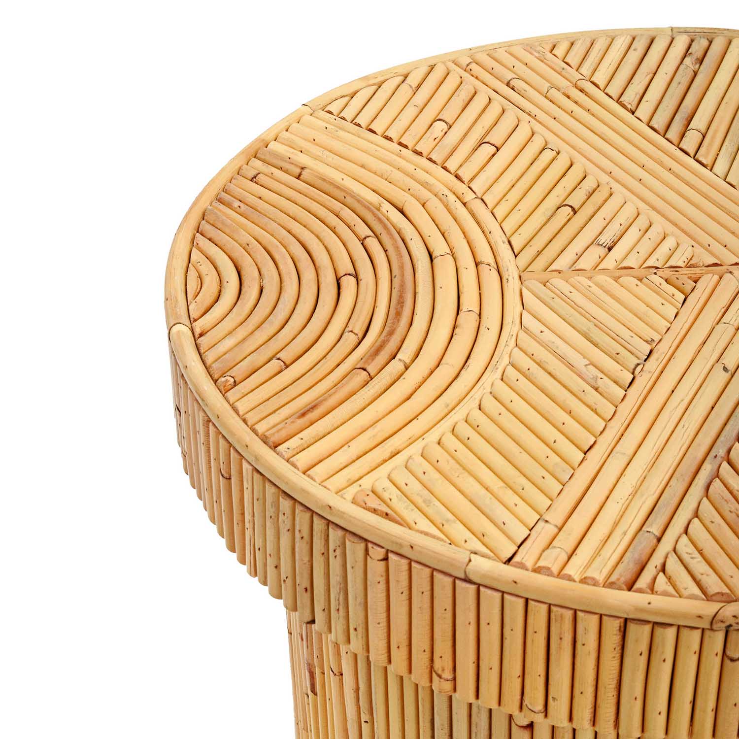 TOV Furniture Acadia Rattan Side Table