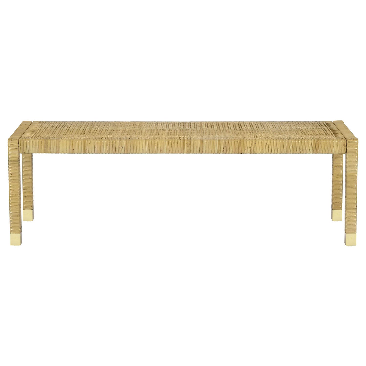 TOV Furniture Amara Cream Linen Bench