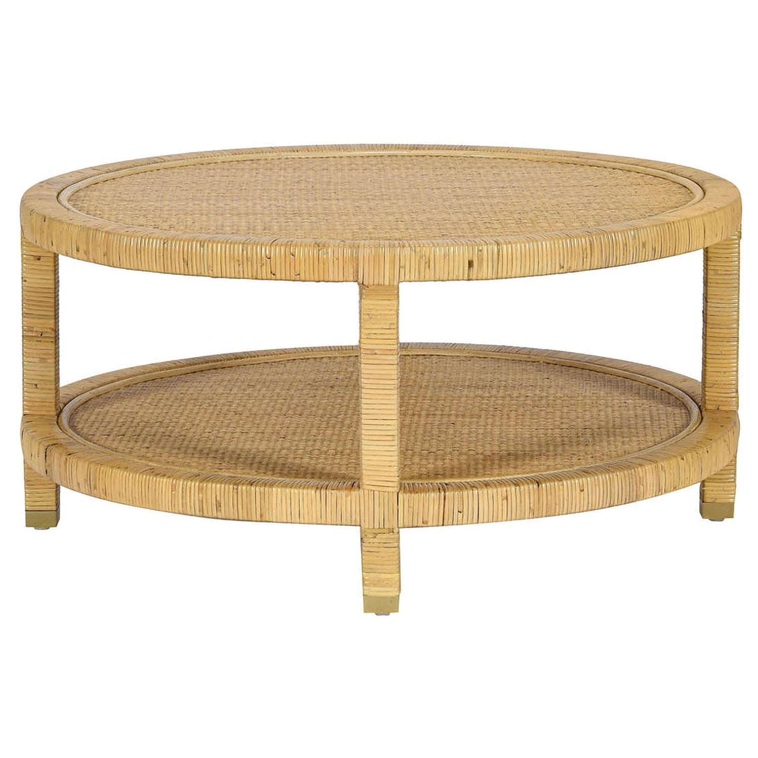 TOV Furniture Amara Natural Rattan Coffee Table