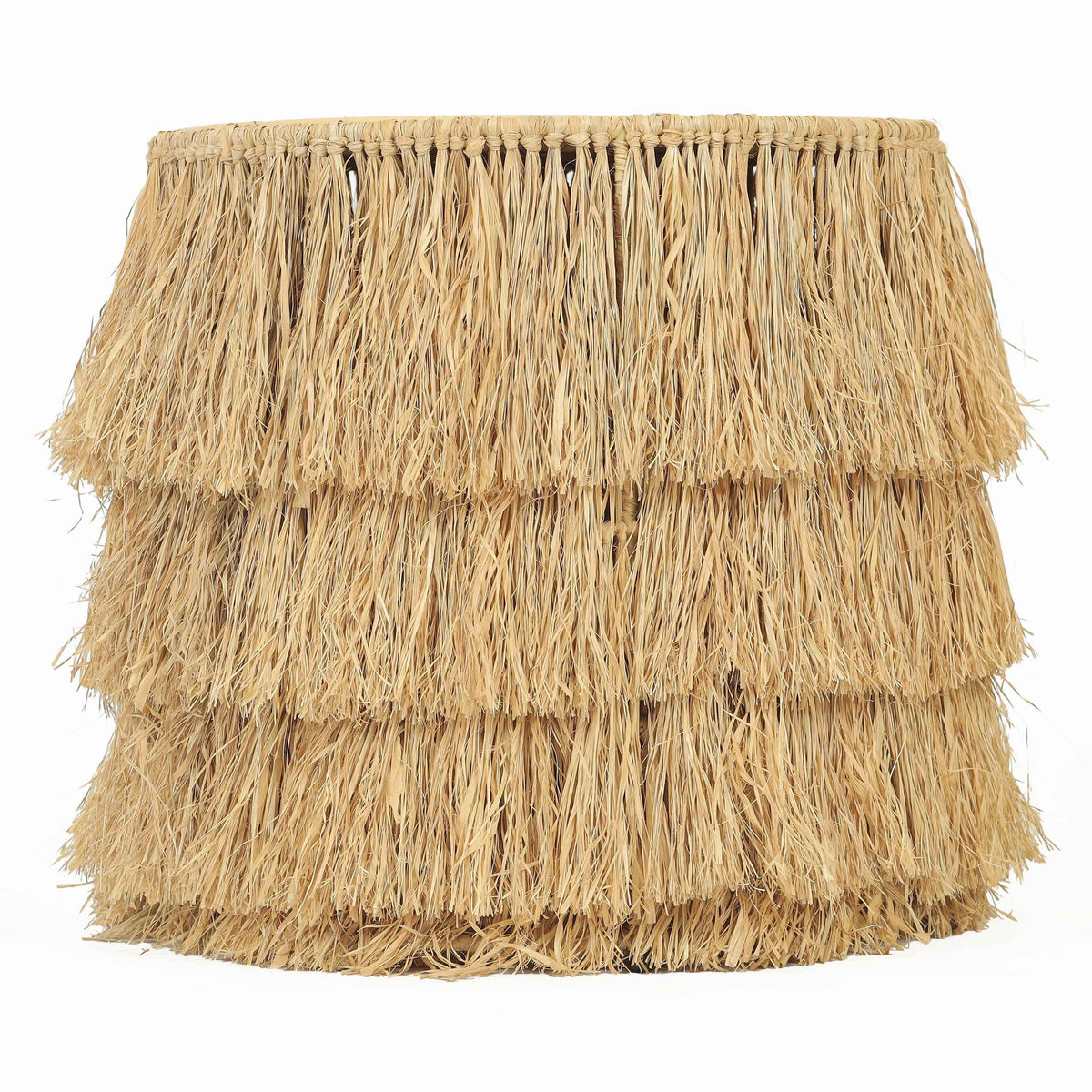 TOV Furniture Luau Natural Rattan Round End Table
