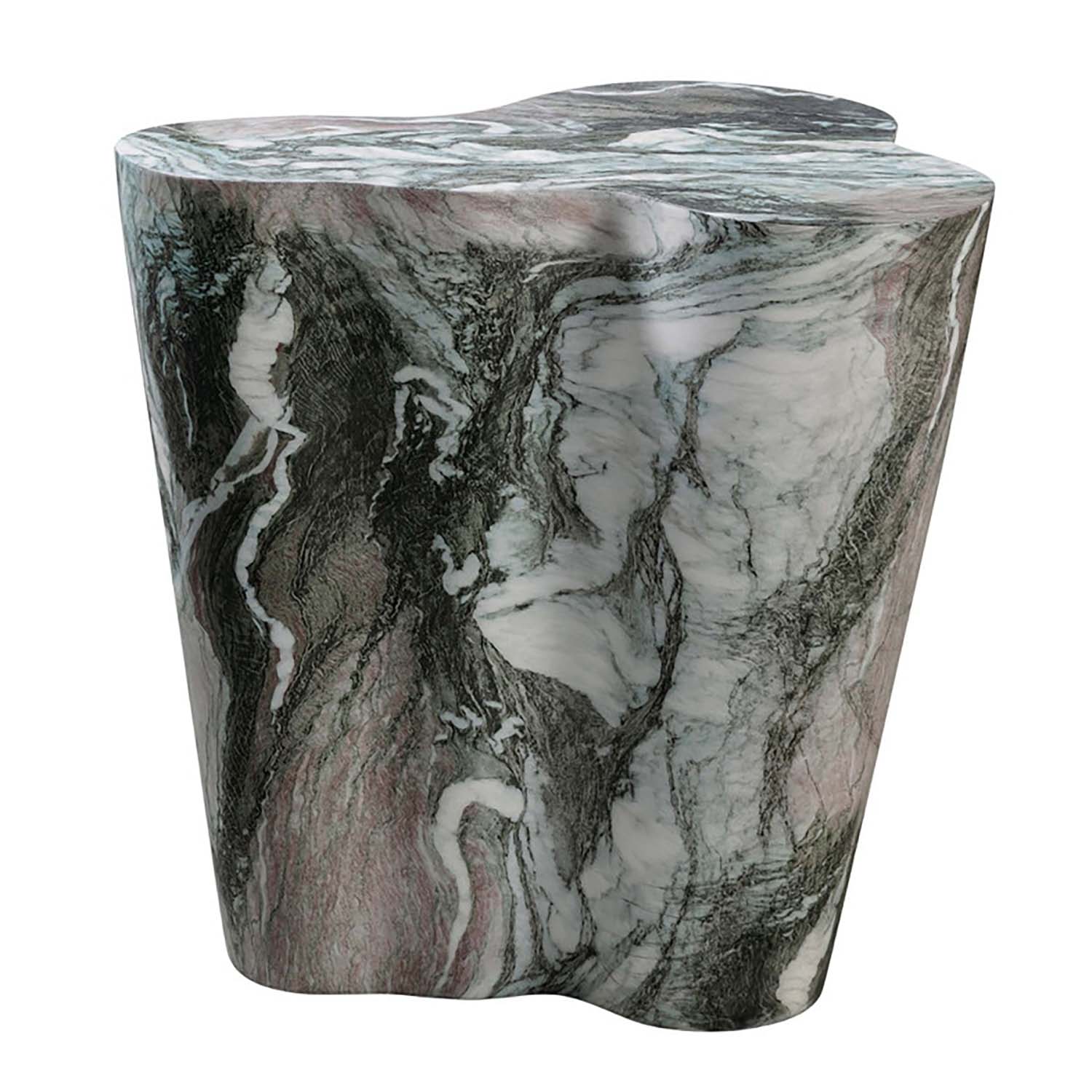 TOV Furniture Slab Faux Short Side Table