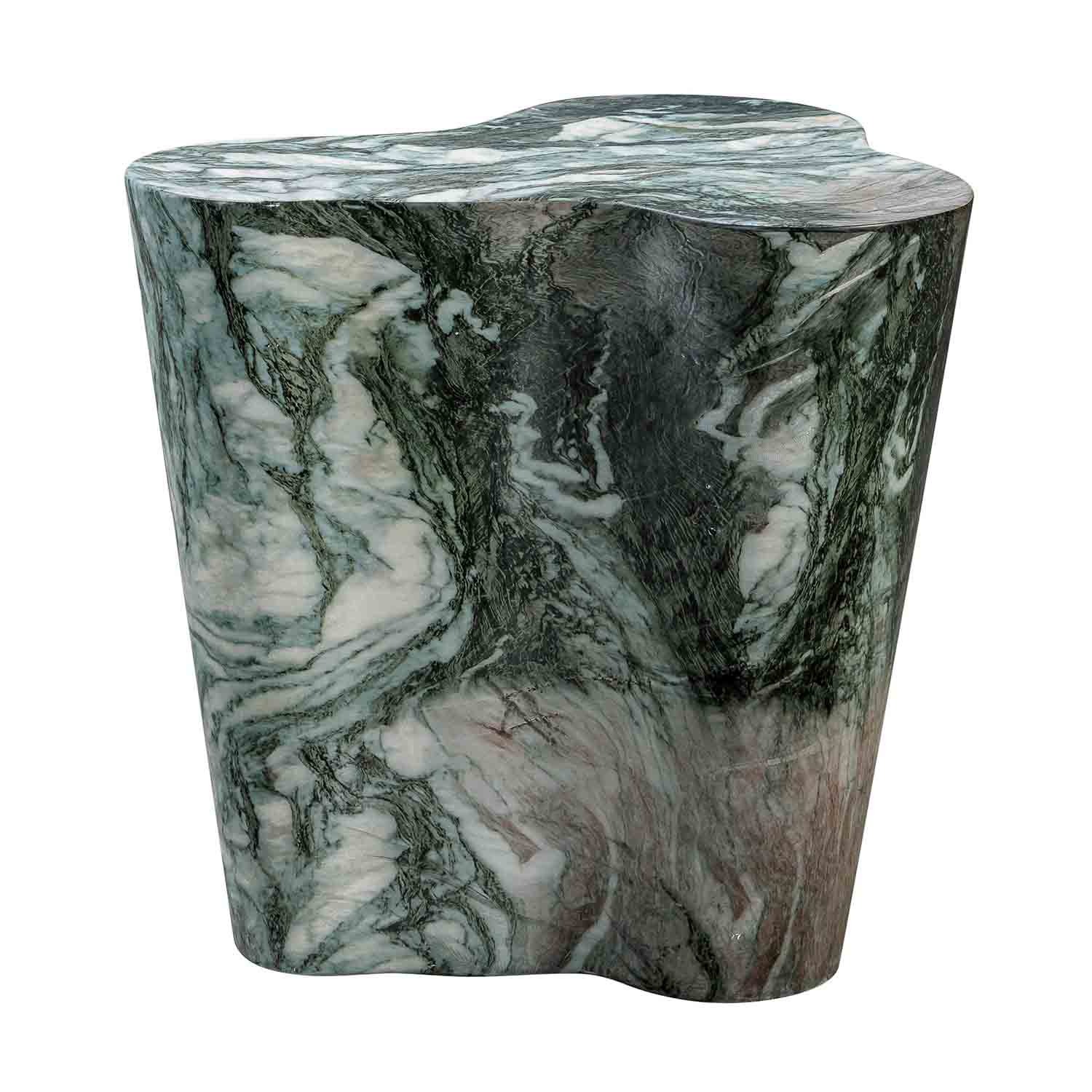 TOV Furniture Slab Faux Short Side Table