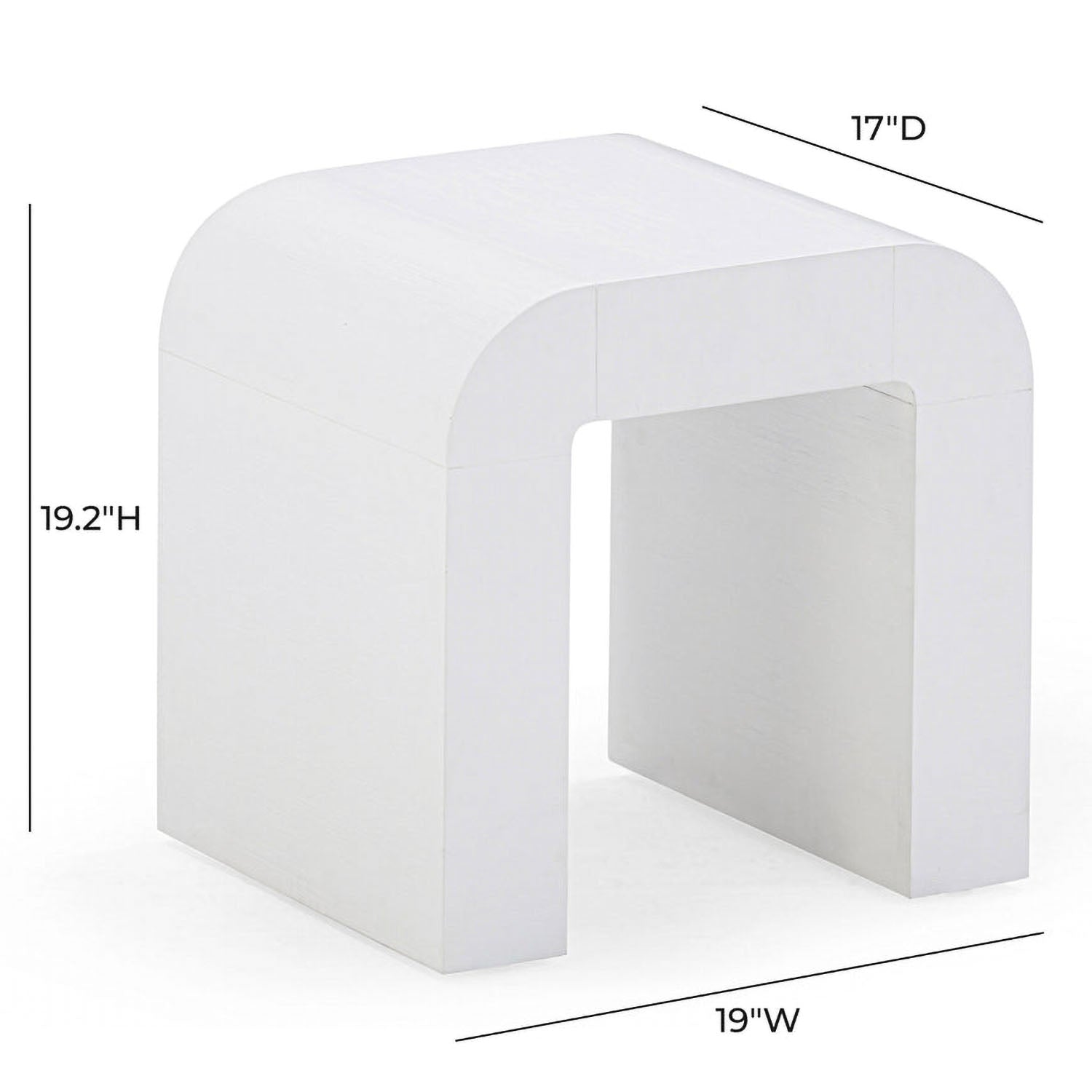 TOV Furniture Hump Side Table