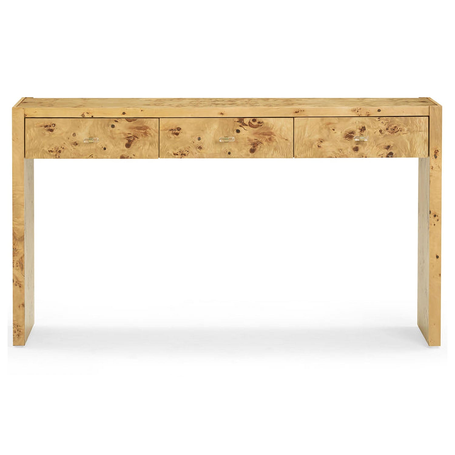 TOV Furniture Brandyss Natural Burl Console Table