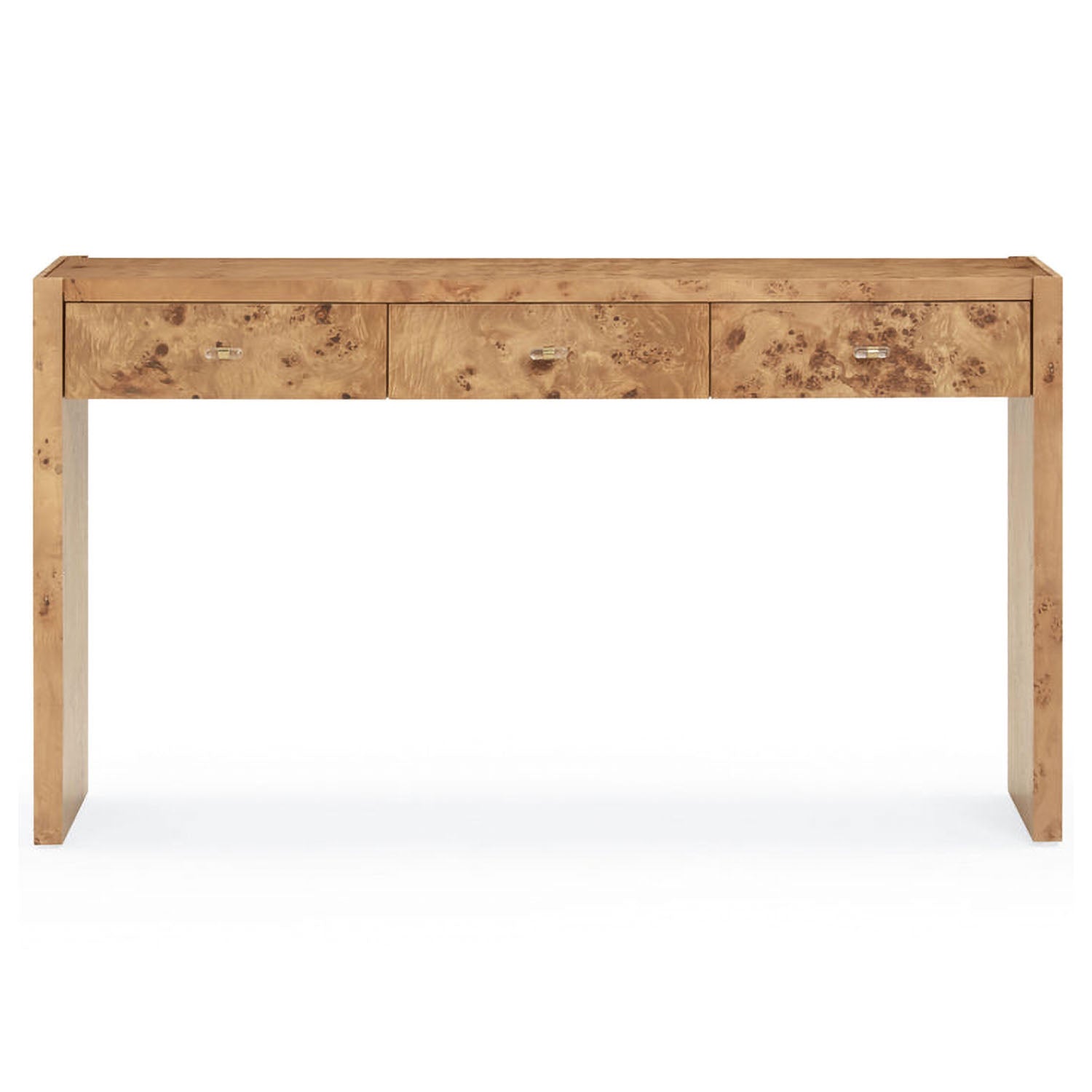 TOV Furniture Brandyss Honey Burl Console Table
