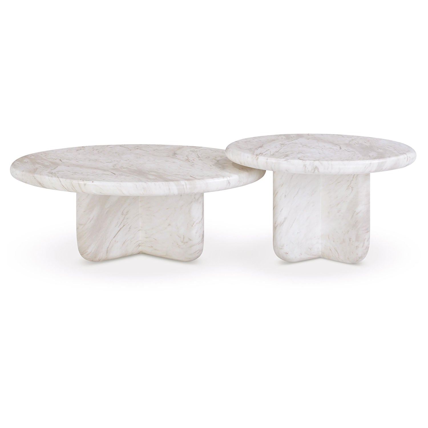 TOV Furniture Juju Nesting Indoor/Outdoor Marble Coffee Tables