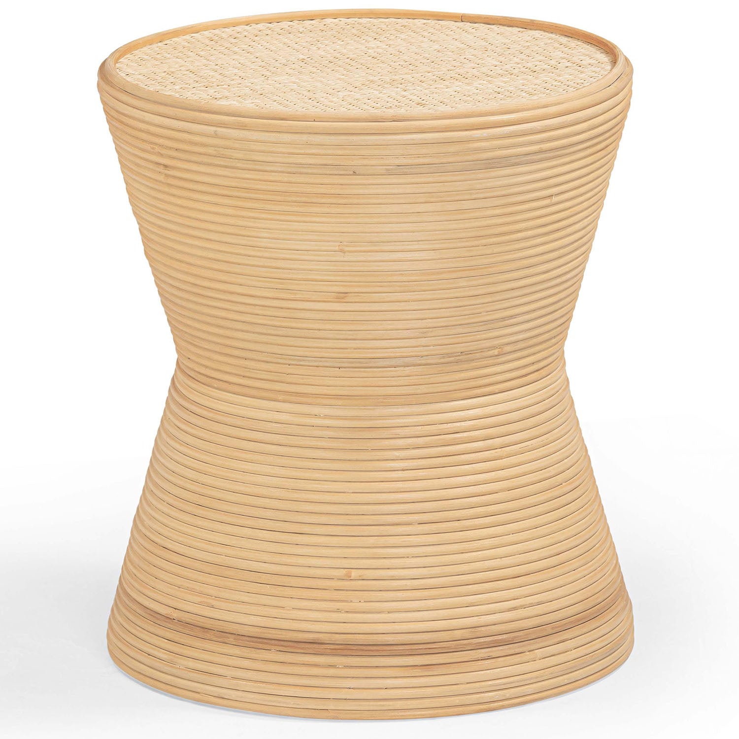 TOV Furniture Henri Natural Rattan Side Table