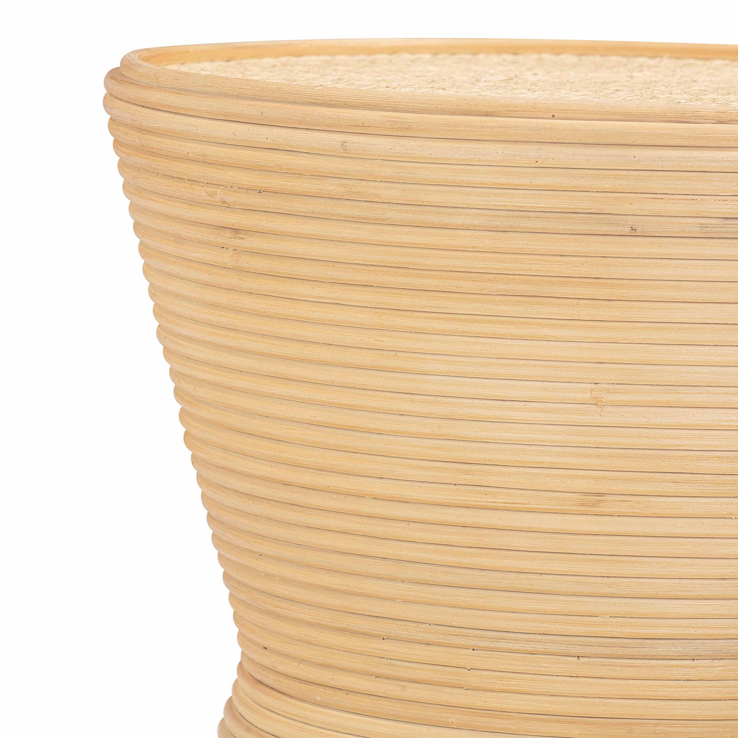 TOV Furniture Henri Natural Rattan Side Table