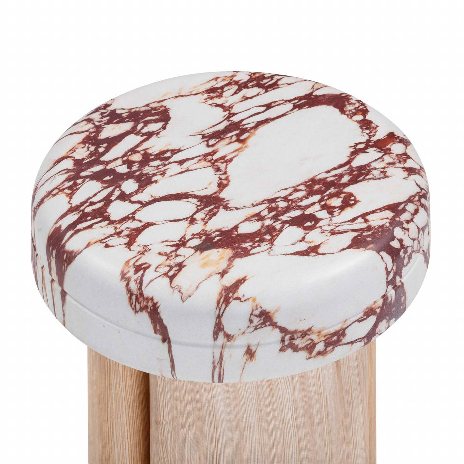 TOV Furniture Sheila Textured Concrete Side Table