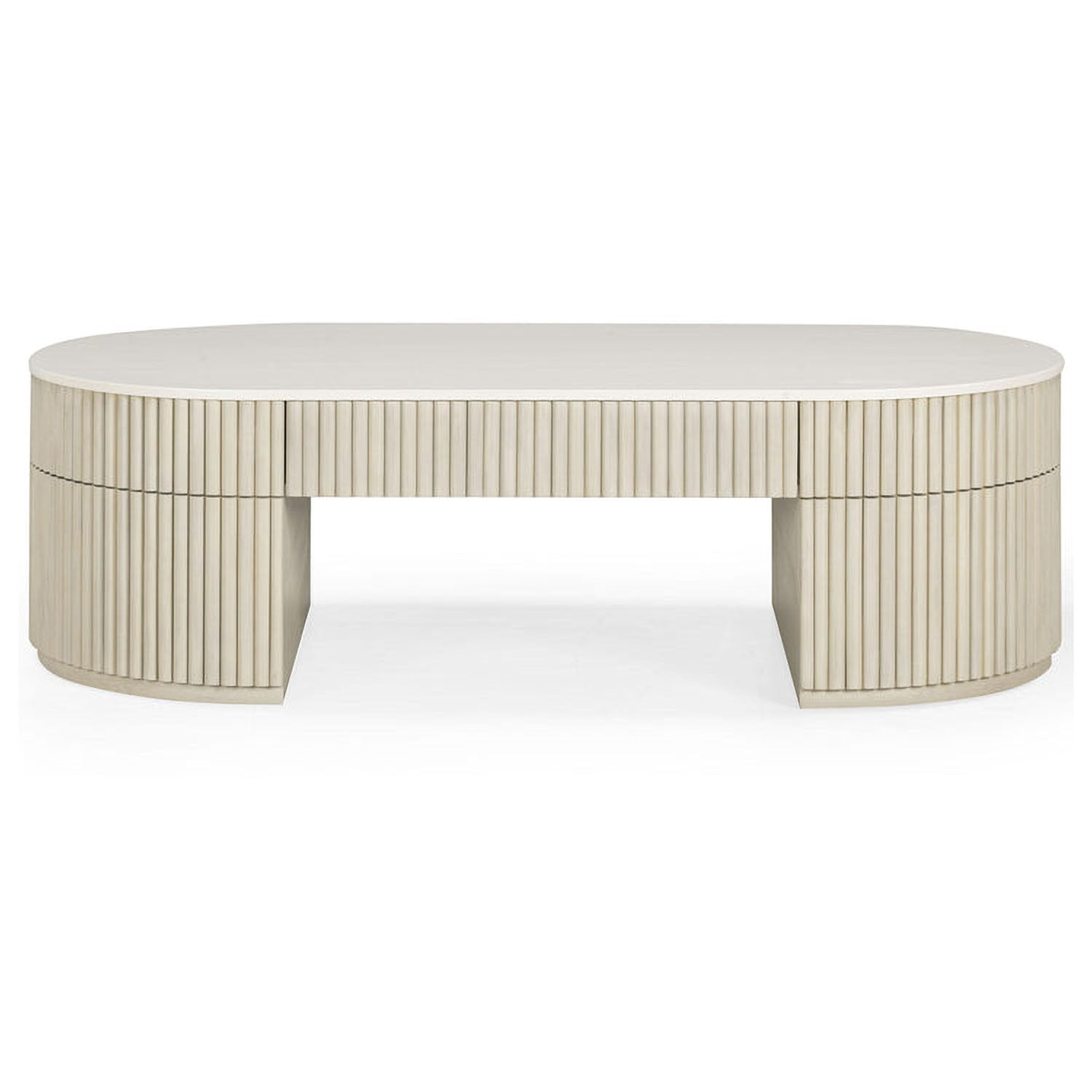 TOV Furniture Bella Cream Large Storage Coffee Table