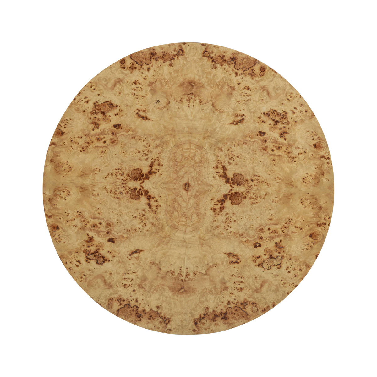 TOV Furniture Fig Natural Burl Drum Round Coffee Table
