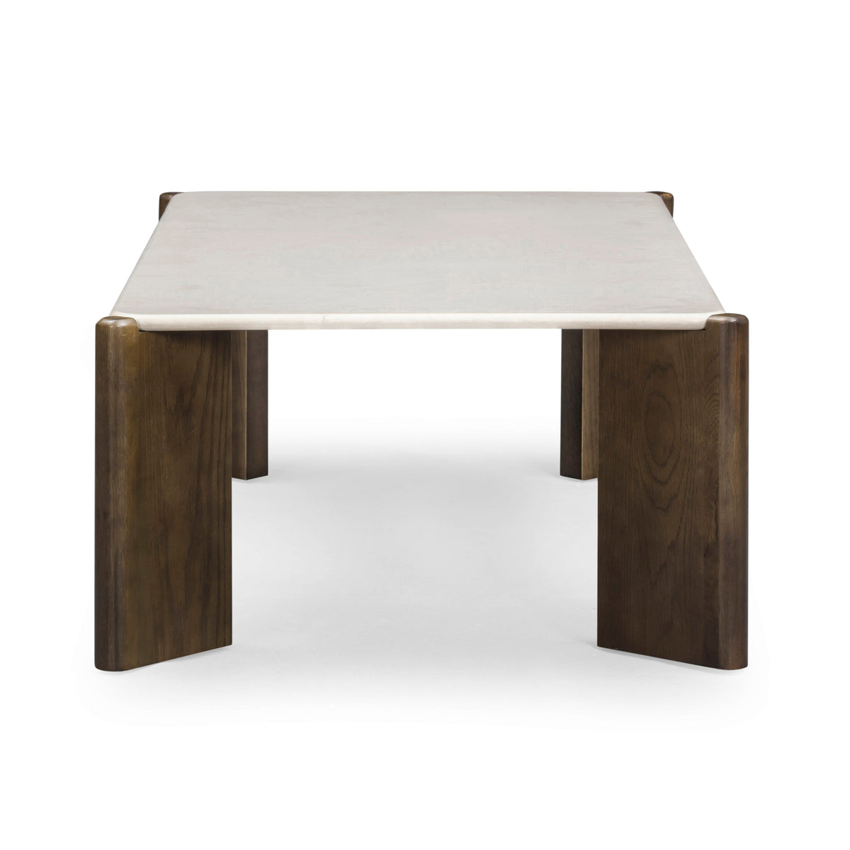 TOV Furniture Restis Cream Quartz 52in Rectangular Coffee Table