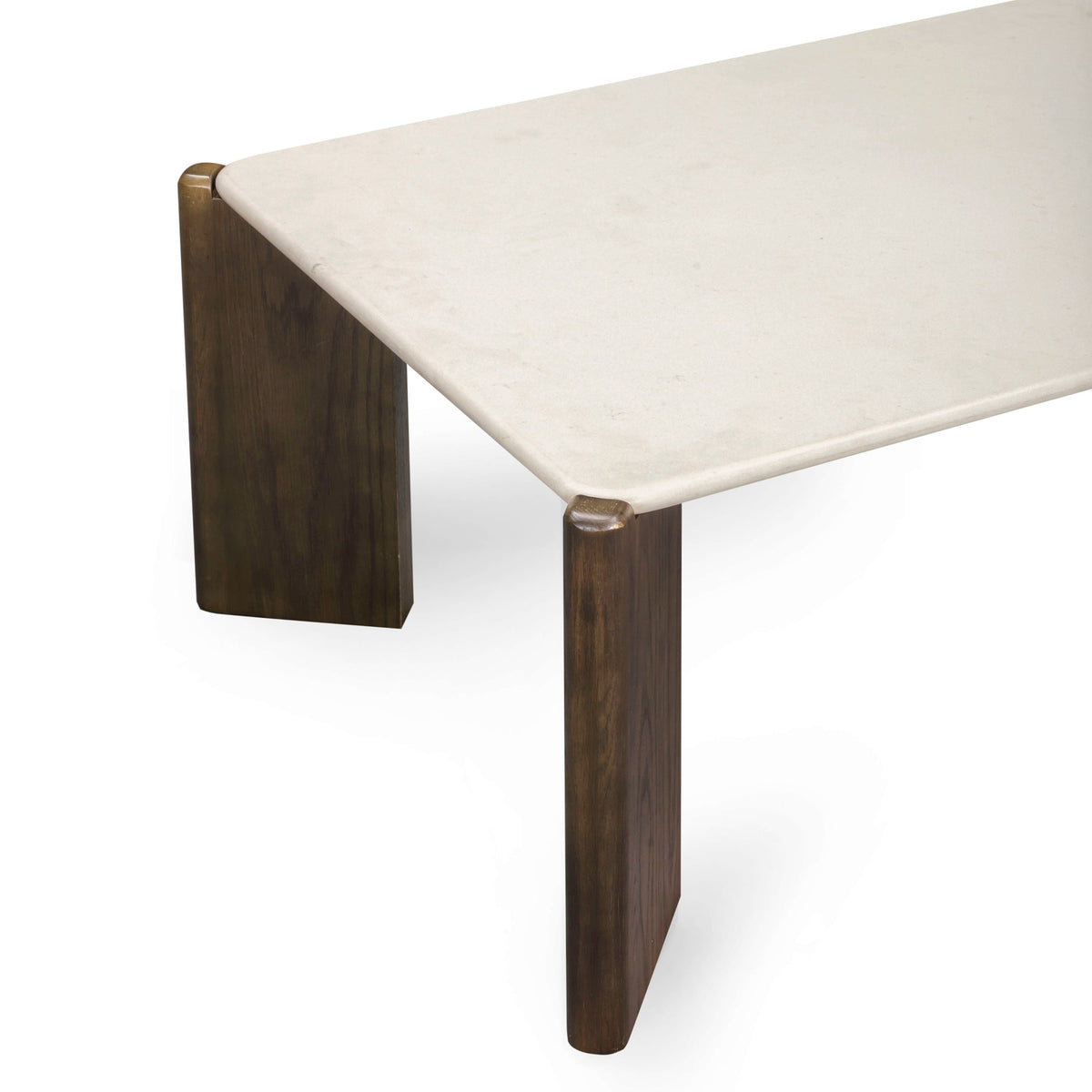 TOV Furniture Restis Cream Quartz 52in Rectangular Coffee Table